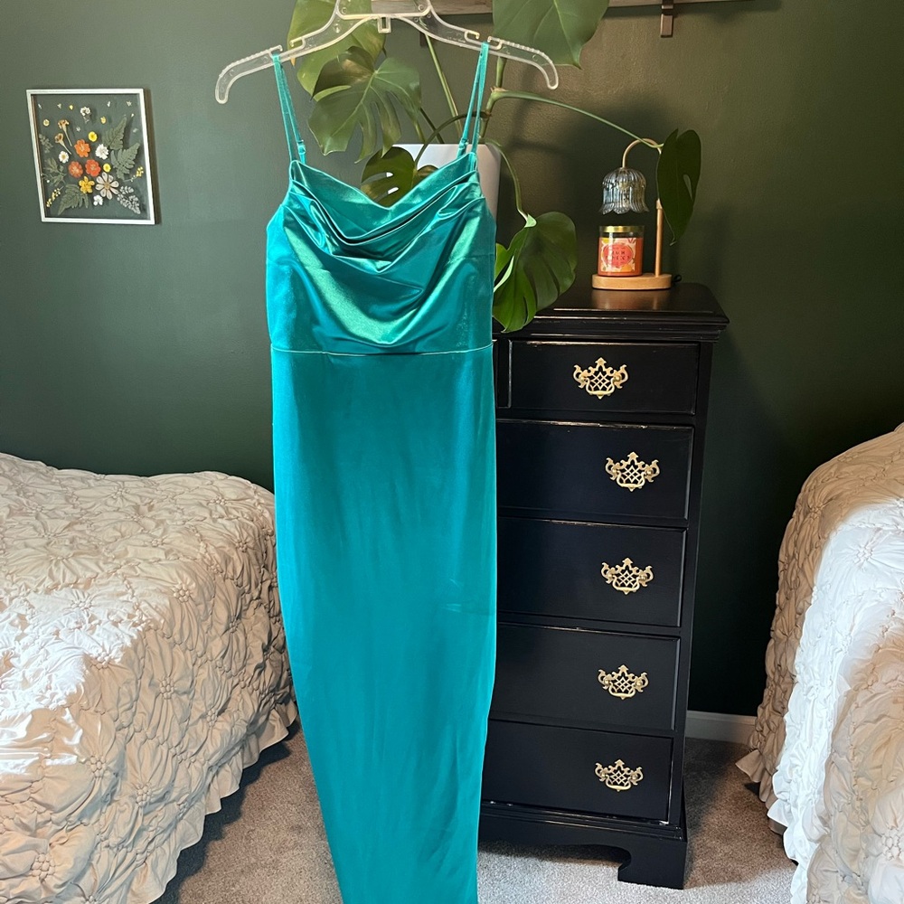 Amazon Teal Special Occasion Dress